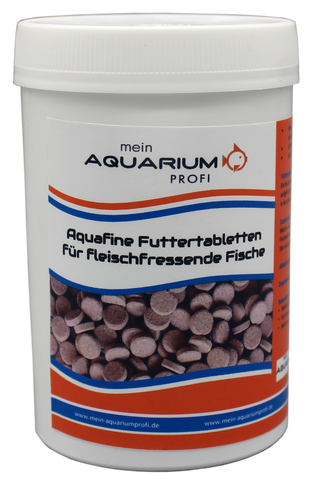 Aquafine Futtertabletten für fleischfressende Fische 160 g / (250 ml)